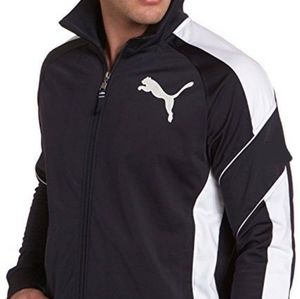 Dark Navy Blue Mens Full Puma Track Suit, Large